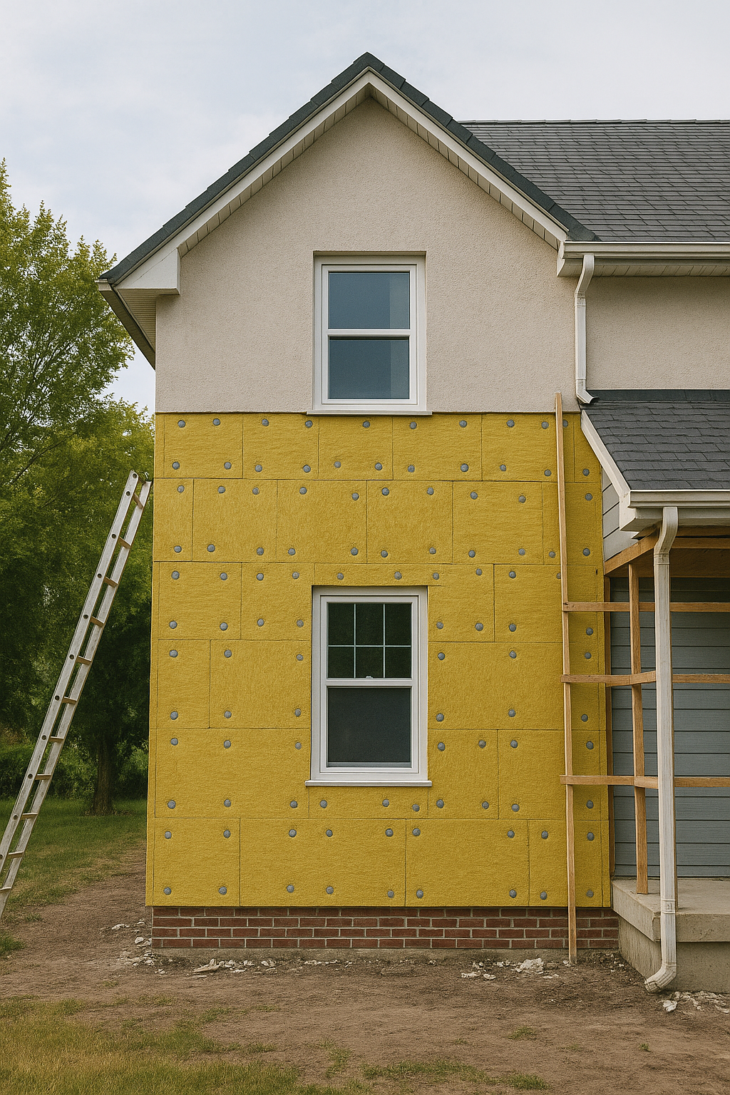 Prace zewnętrzne, elewacje i tarasy